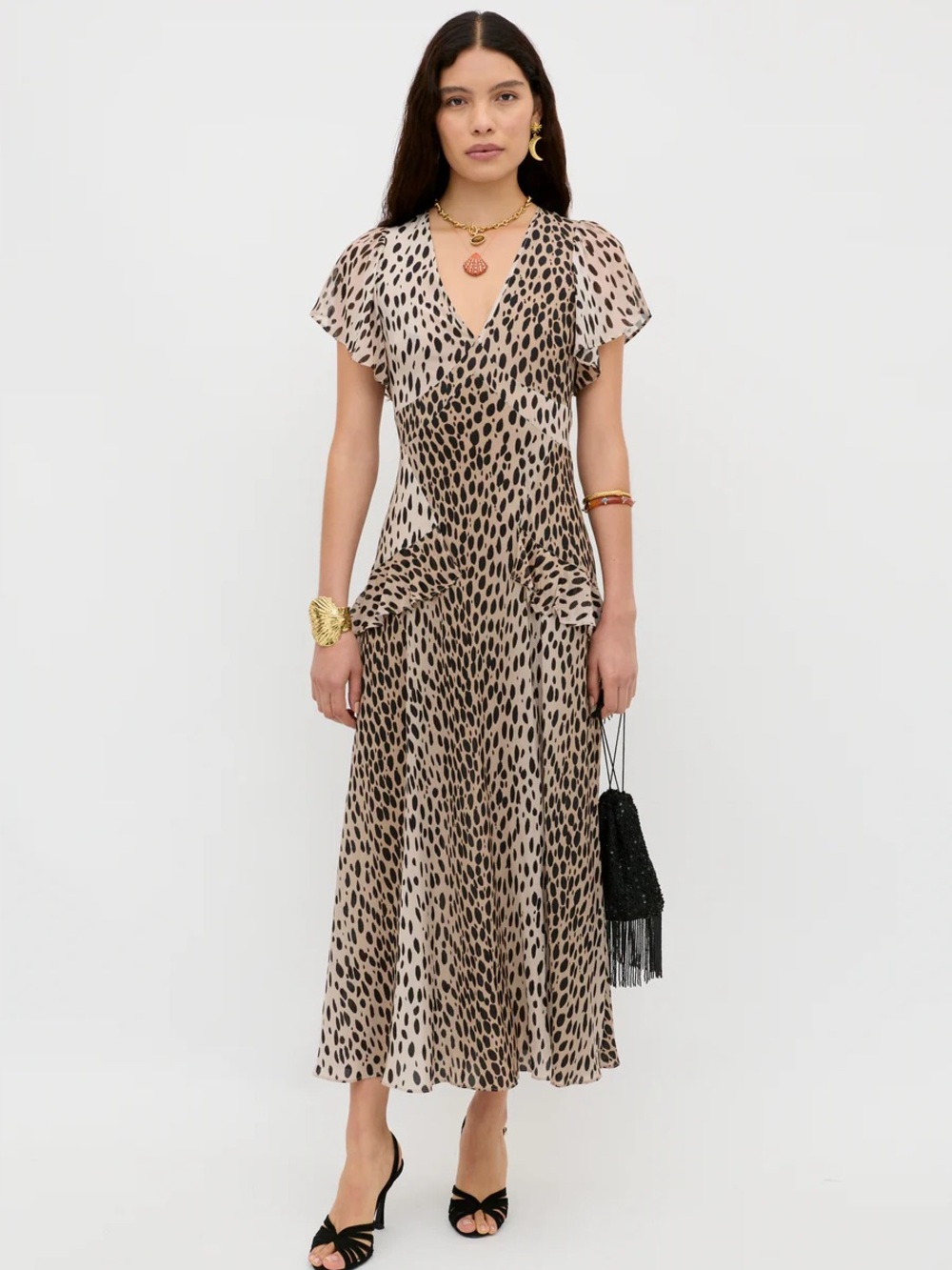 RIXO Evie silk dress BNWT XS